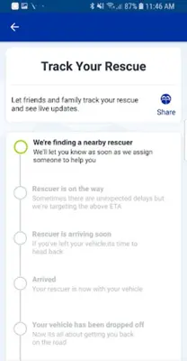 Encompass Roadside Assistance android App screenshot 1
