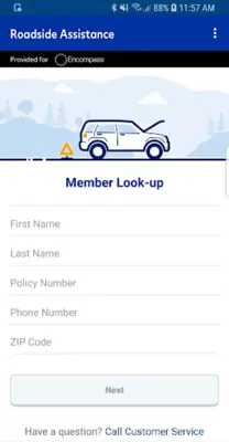 Encompass Roadside Assistance android App screenshot 7